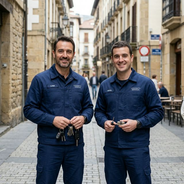Equipo humano de Cerrajeros Donostia