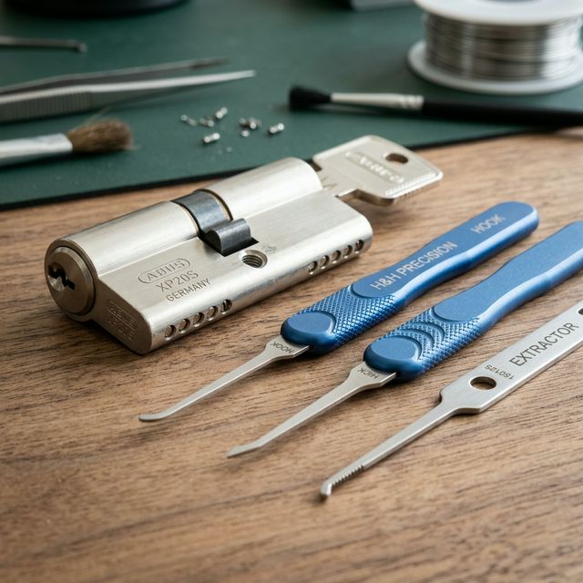 Herramientas de precisión cerrajera y cilindros europeos