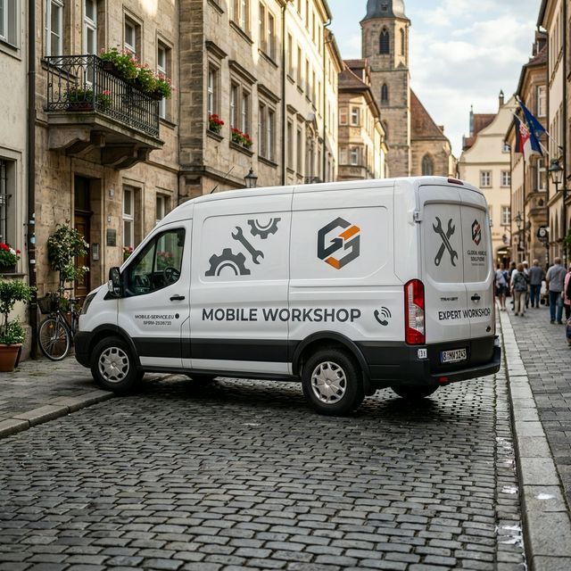 Furgoneta taller móvil de Cerrajeros Donostia